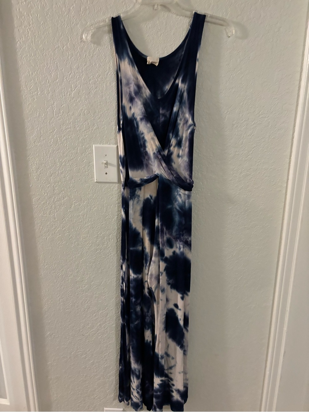 Navy and White Tie-Dye Romper small by Caution to the wind